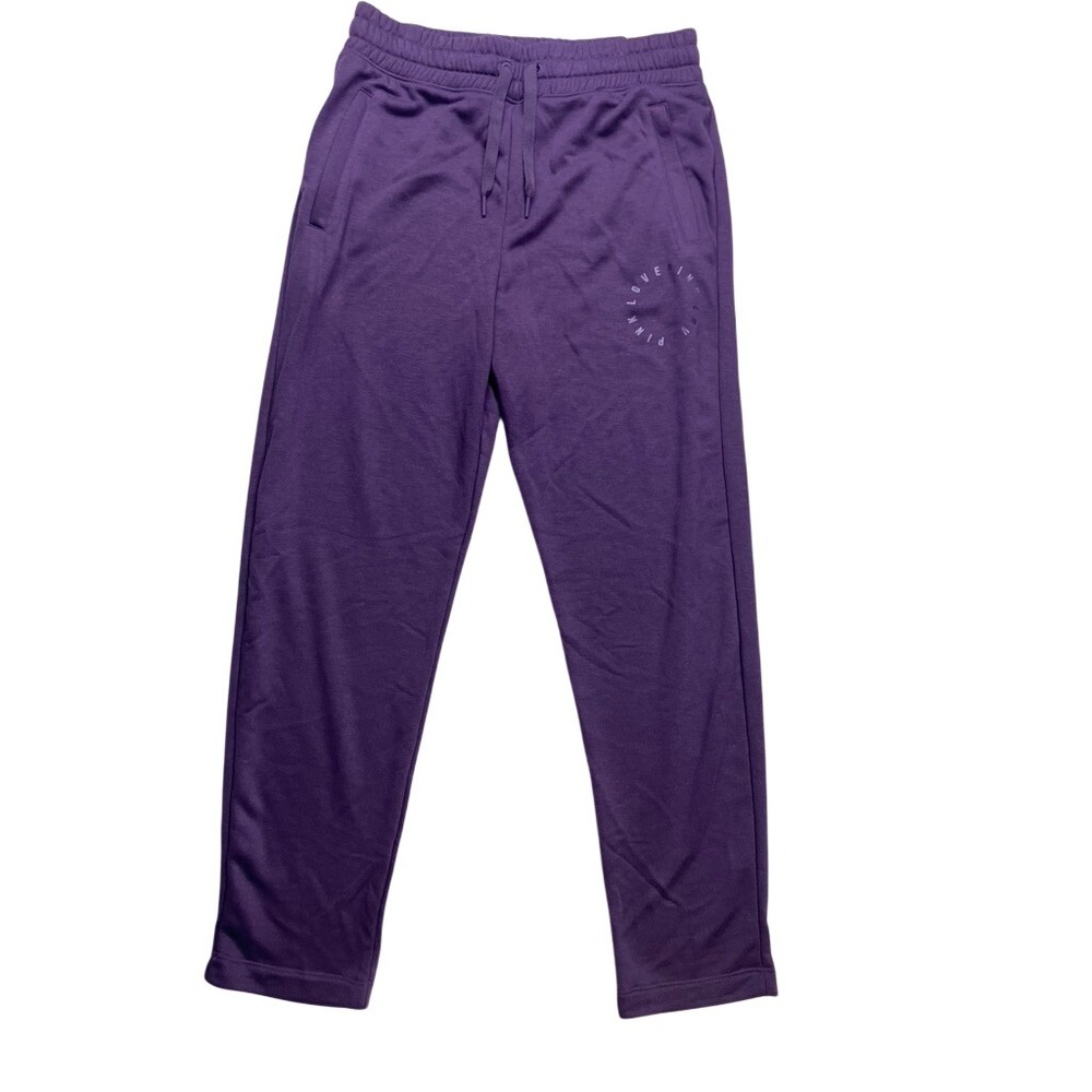 PINK Victoria's Secret Butter Soft French Terry Jogger Women M Purple New